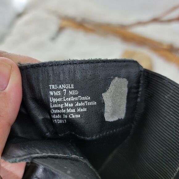 Kenneth cole reaction black leather riding boots pull on - Picture 7 of 10